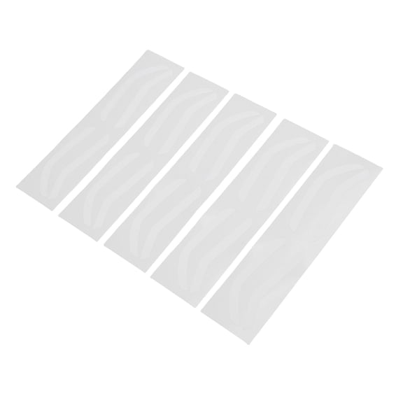 Xirurus 100 Pcs Eyebrow Stickers Stencils Shape Tape Disposable Brow Border Shaping Mapping Guide Tape for Tinting Makeup, 7.48 inches / 19 cm Long