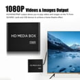 thumbnail image 1 of Xirurus 1080P HD Media Player Center with HDMI & AV Output - Stereo Surrounding Sound Digital Video Player for TV - Supports USB Drives and SD Cards - Includes Remote Control (5.51 inches / 14 cm), 1 of 9