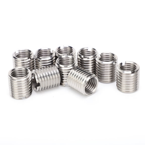 Xirurus 10Pcs Insert Nut Thread Fastening Conversion Repair Sleeve M16 Female and M20 Male Screw (0.87 inches / 22 mm)