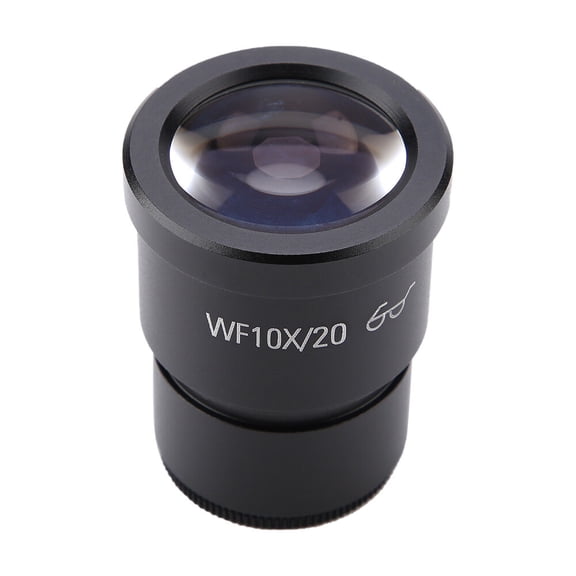Xirurus 10X Wide Field Stereo Microscope Eyepiece, 30mm / 1.18 inches Mounting Size, WF10X/20 Ocular Lens for Triocular and Binocular Stereo Microscopes