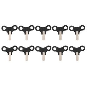 Xirurus 10pcs Clock Winding Key Steel Wall Clock Mechanical Desk Clocks Key Repairing Accessory Replacement Set for Vintage Timepieces 3.94 inches / 10 cm