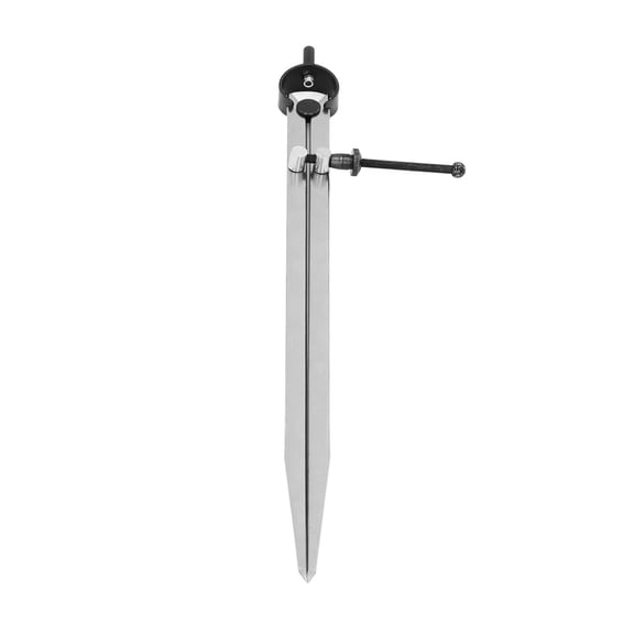 Xirurus 12 Inches Carbon Steel Wing Divider Adjustable Scribing Marking Compass and Spring Nut Caliper for Leather Woodworking and Drafting, 12 in / 30.5 cm