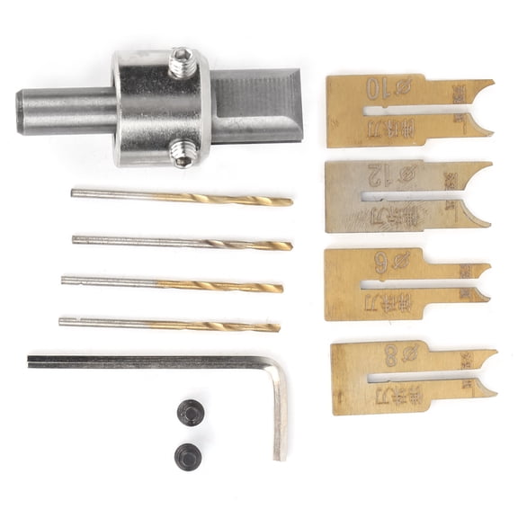 Xirurus 12PCs Bead Milling Cutter Set Woodworking Tool Router Bit Hardware Accessory Alloy Steel