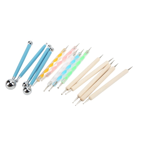 Xirurus 14 Pcs Clay Tools Portable Multipurpose Pottery Clay Carving Relief Model Polymer Clay Tools Set