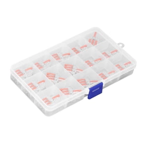 Xirurus 15Pcs Terminal Block Wire Connector Transparent Fast Wiring Compact Push in Conductor DF-13