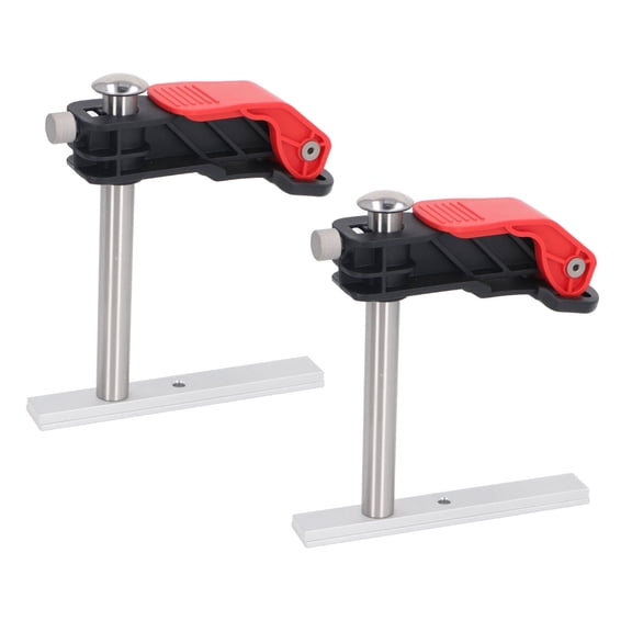 Xirurus 2Pack QuickRelease Woodworking Clamp Stainless Steel & HighStrength Plastic, Ideal for Desktop, Chute, Plate & Guide Rail Fixing