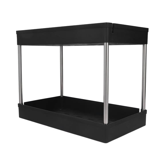 Xirurus 2 Tier Widened Storage Cart Portable Floor Organizer Shelf for Office and Dormitory [cite: 11]