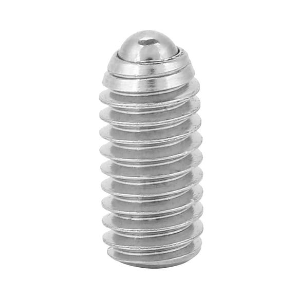 Xirurus 20pcs Stainless Steel Thread Hex Spring Ball Plunger Screw Set, M3x8 (0.31 inches / 8 mm), Silver