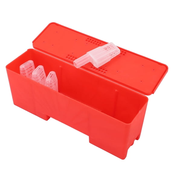 Xirurus 21 Pcs Queen Bee Cage Kit for Safe Transport and Rearing, Professional Beekeeping Queen Bee Isolator Set with Protective Box (11.81 x 7.87 x 3.15 inches / 30 x 20 x 8 cm)