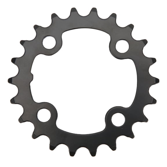 Xirurus 22T Bicycle Chainring Carbon Steel Replacement 64mm BCD 8 9 10 Speed Bike Crank Sprocket Chain Ring Mountain Bike Parts Cycling Accessories (2.5 inches / 64 mm)