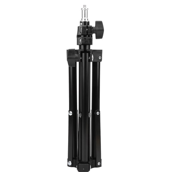 Xirurus 23.6 Inches Photography Tripod Lamp Holder Selfie Stand with 1/4 Inch Screw Expandable Video Lighting Tool for Cameras and Smartphones (60 cm), Black