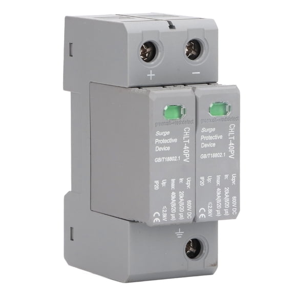 Xirurus 2P Photovoltaic Surge Protective Device High Accuracy Stable Performance Surge Arrester DC600V