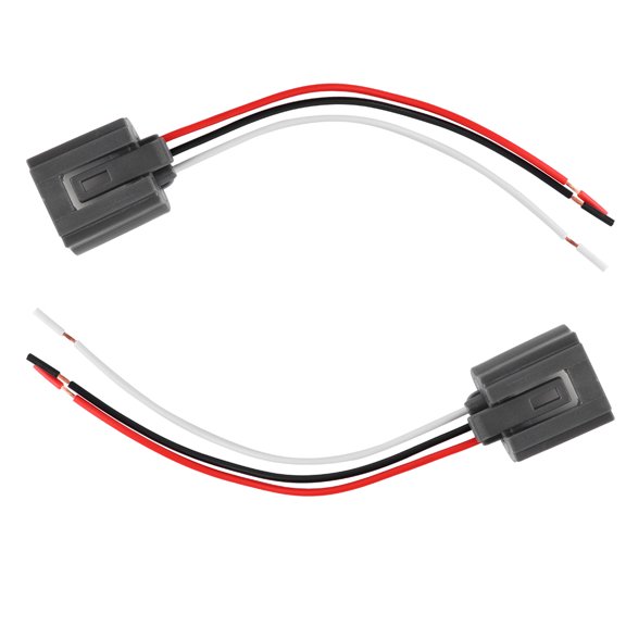 Xirurus 2Pcs H13 9008 Female Socket Wire Harness Adapter Connector for Headlight Heat Resistant Ceramic LED Plug Extension Replacement Automotive Electrical Pigtails and Sockets Set