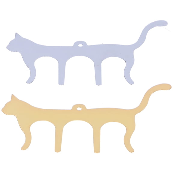 Xirurus 2Pcs Music Book Clip Cat Modeling Stand Page Holder for Sheet Score Musicians Piano Accessories, Durable Iron Material, 6.5 inches / 16.5 cm, Black, Perfect for Professionals and Beginners