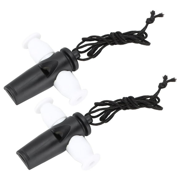 Xirurus 2Pcs Samba Whistle Musical Instrument Toy ABS Set with Nylon Rope for Kids Children [cite: 10]