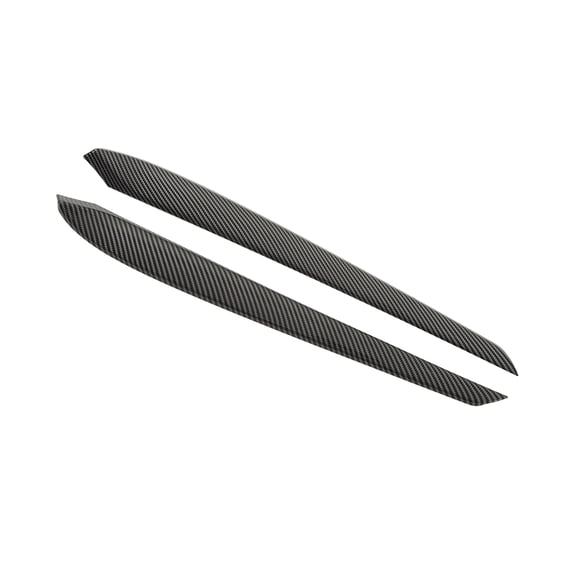 Xirurus 2pcs ABS Carbon Fiber Style Inner Armrest Panel Cover Trim Front Door Panel Trim Cover Replacement for Tesla Model 3 & Model Y 2021-2023
