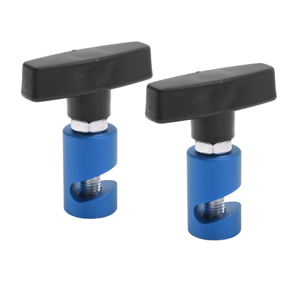 Xirurus 2pcs Lift Support Clamp Hood Strut Clamp Spark Plug Caliper 14mm Gap Tool Universal Fit Car Engine Tailgate Blue 7.09 inches / 18 cm