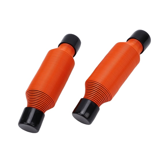 Xirurus 2pcs Spring Grip Strengthener, Adjustable Hand Exerciser for Finger, Wrist & Forearm Strength, 6.5 inch/16.5cm - Orange