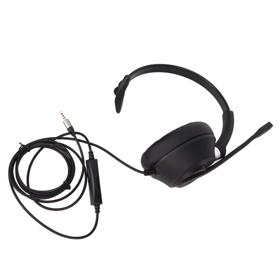 Xirurus 3.5mm Business Headset with ENC Noise Reduction Monaural Design Volume Adjustment PC Telephone Headset for Home Call Center Office