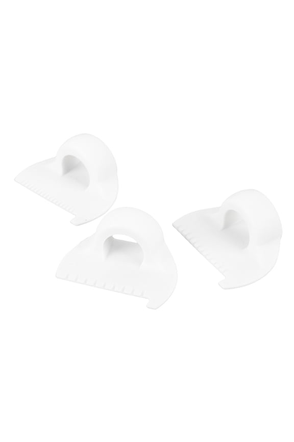 3 Pcs Edge Stitch Lock and Sewing Gauge 2mm 3mm 4mm White Sewing Template Finger Ruler Seam Needle Gauge