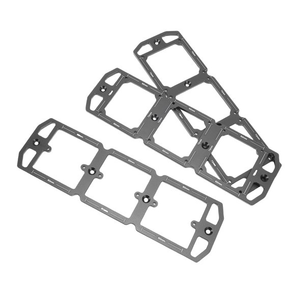Xirurus 3 Pcs Set 86 Type Wire Box Template Switch Socket Bottom Box Slotting Mold for Electrician Work Easy to Use Aluminum Alloy Heavy Duty Construction 14.56 inches / 37.00 cm