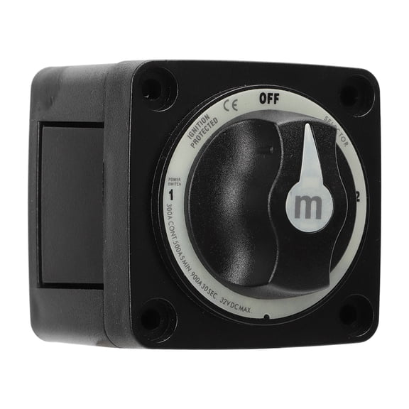 Xirurus 300A Battery Selector Switch Heavy Duty 3 Position OFF-1-2 Marine Battery Cut Off Switch for RV Boat, 32V DC