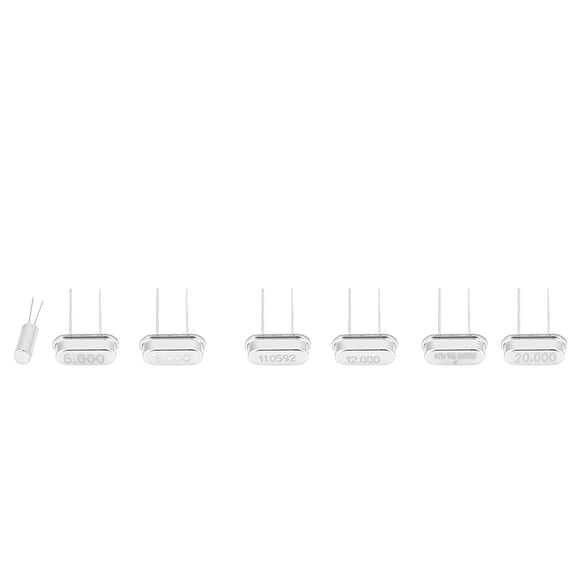 Xirurus 35PCS Electronic Crystal Oscillator Kit 7 Values Assortment 32.768K 6M 8M 11.0592M 12M 16M 20M Passive Components for DIY Projects and Repairs