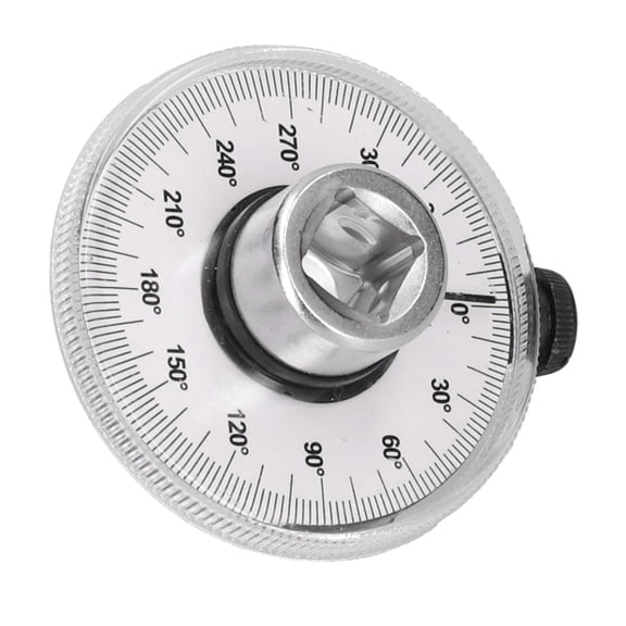 Xirurus 360 Torque Angle Gauge 1/2in Drive Rotation Checker Tester Measuring Tool Universal for Car (9.06 inches / 23.0 cm)