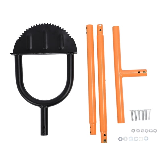 Xirurus 37.8" Carbon Steel Manual Lawn Edger with 96cm Long Handle & HalfMoon SawTooth Blade