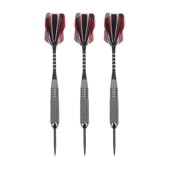 Xirurus 3PCS Professional Steel Tip Darts Set with Metal Barrels, Aluminum Shafts & Portable Storage Box for Teenagers and Beginners, Great for Dartboard Games