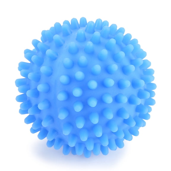 Xirurus 4-Pack Blue PVC Reusable Dryer Balls, Eco-Friendly Fabric Softener Laundry Washing Ball Set for Reducing Drying Time, Anti-Static & Tangle-Free Clothes, 2.76 inches / 7 cm