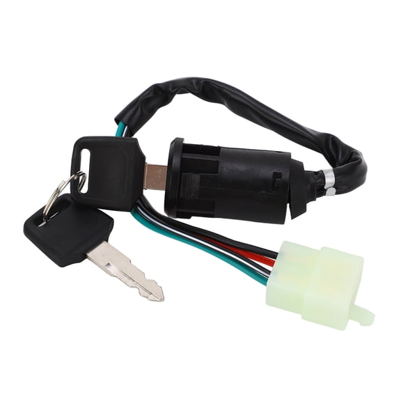 Xirurus 4 Pin Wire Ignition Key Switch Sensitive Durable Ignition System Switch with 2 Keys for Quad 4 Wheeler ATV Go Kart 50cc 70cc 90cc 110cc 125cc [cite: 9]