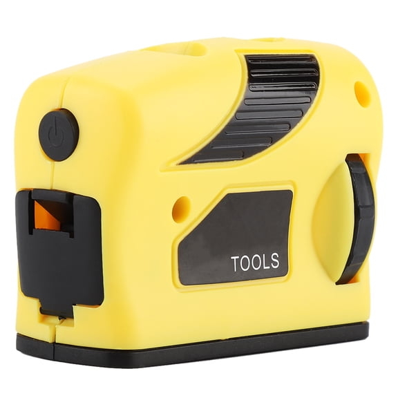 Xirurus 4-in-1 Laser Spirit Level Point Line Cross Horizontal Vertical Alignment Tool for Home DIY, 16.4ft / 5m Range, Yellow