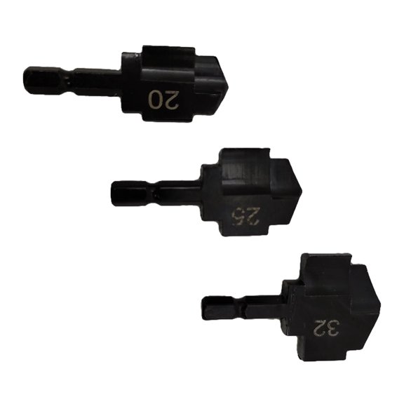 Xirurus 45# Steel Spigot Reamer PPR Plastics Pipes Reaming Bit Spigot Expander Practical Drill Bit Plumber's Deburring Tool[cite: 1]