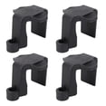 thumbnail image 1 of Xirurus 4pcs Boat Bumper Clips Nylon Pontoon Hangers Cleats for 1 to 1.25 Inch Square Rails Black Fenders Rope Holder (4.33 inches / 11 cm), 1 of 9