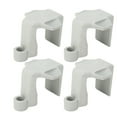 thumbnail image 1 of Xirurus 4pcs Boat Bumper Clips Nylon Pontoon Hangers Cleats for 1 to 1.25 Inch Square Rails Gray Fenders Rope Holder (4.33 inches / 11 cm), 1 of 9