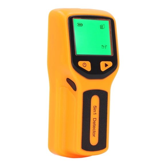 Xirurus 5-in-1 Stud Finder Wall Scanner Sensor Multi-Function Electronic Wall Detector with LCD Display and Audio Alarm for Accurately Locating Wood, Metal, AC Wires in Drywall and Floors