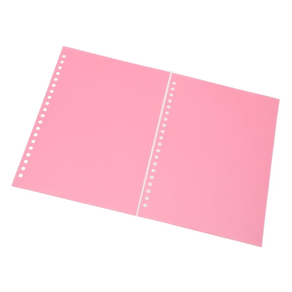 Xirurus 50Pcs Sheet Protector Paper Binding Cover Matte A5 20 Holes PP Plastic for Presentation Red (8.27 inches / 21 cm)[cite: 1]