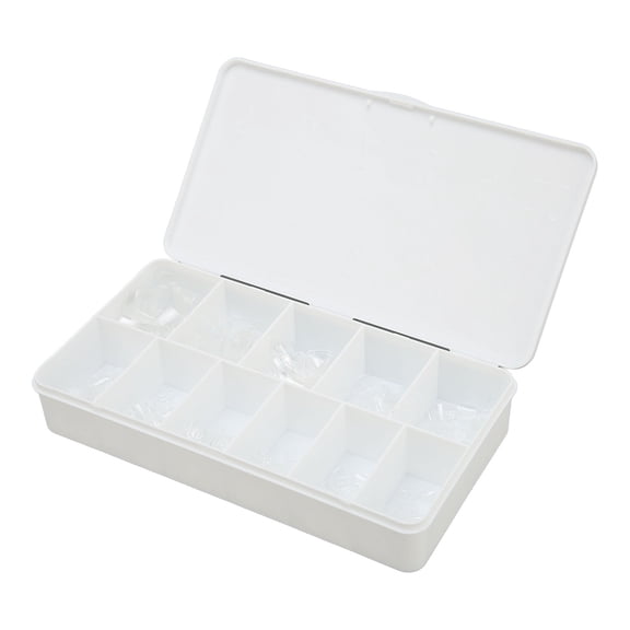 Xirurus 550pcs False Toenail Tips Full Cover Clear Artificial Ultrathin Multi Size Breathable Toe Nail Tips with Storage Box for Pedicure Manicure DIY Salon Home Use (Clear)
