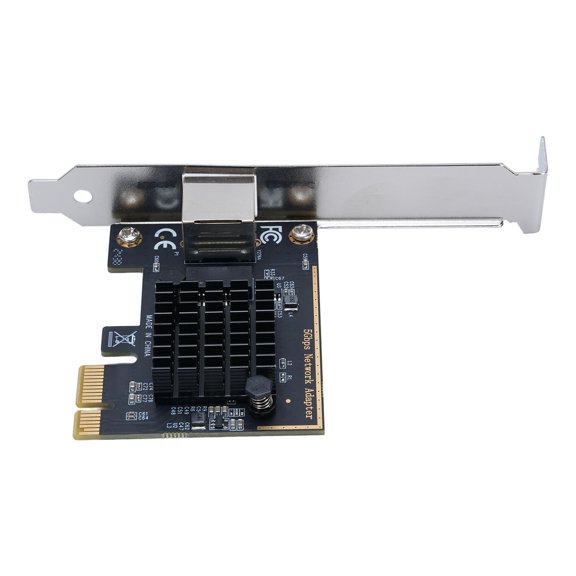 Xirurus 5Gbps PCIe Network Card, PCI Express Ethernet Network Adapter with RTL8126 Chip, Single RJ45 Port, Low Profile Bracket Included, Support for Windows 7/8/10/11 and Linux