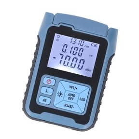 Xirurus 5mw Optical Power Meter, High Accuracy Fiber Optic Power Tester & Multifunctional Red Light Detector, 850-1650nm Wavelength, Universal 2.5mm Interface, Network Tester