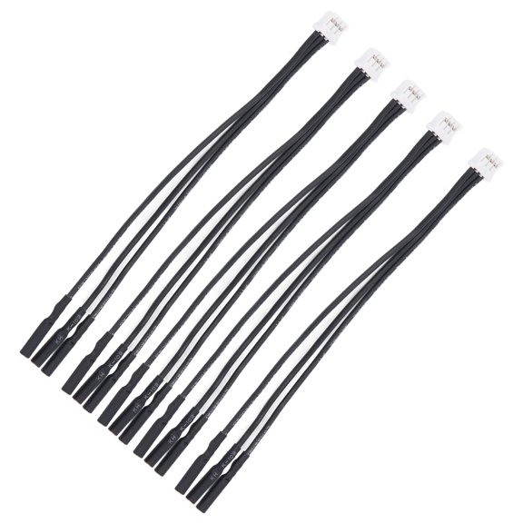 Xirurus 5pcs RC Universal Brushless Motor Connect ESC Conversion Cable, 2.0mm Banana to PH2.0 3P Plug, 4.7 inches / 12 cm
