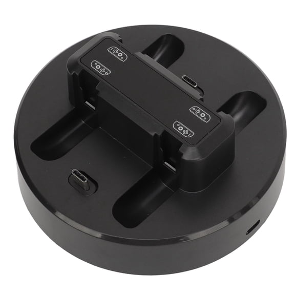Xirurus 6 in 1 Charger Station Quickly Charging Safety Protection Docking Stand for Switch Pro Controller and Joy-Con Gamepad Charger Dock Base Station with LED Indicator and Charging Cord