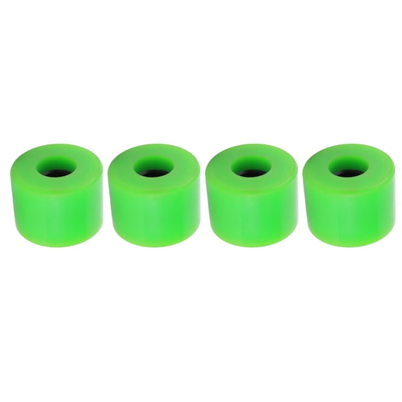 Xirurus 60x45mm Skateboard Wheels 78A Longboard Cruiser Wheels High Elastic PU Material Replacement Wheels for Smooth Street Glide Green Vibrant Color 4 Pack Set