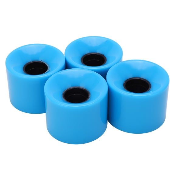 Xirurus 60x45mm Skateboard Wheels 78A Longboard Cruiser Wheels High Rebound Polyurethane Soft Skate Wheels Replacement Parts Set Sky Blue Color 4 Pack