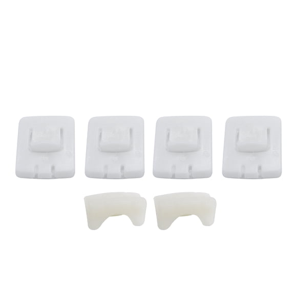 Xirurus 6PCS Seat Clip Runner Guide Kit Heavy-Duty Automotive Seat Belt Slider Replacement Parts for VW Golf MK1 MK2 MK3 Corrado Scirocco Interior (4.33 inches / 11 cm)