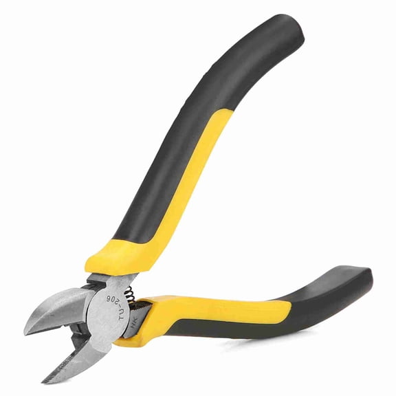 Xirurus 6in Electronic Diagonal Pliers Cable Side Cutting Nippers Wire Cutter Tool, Premium Heavy Duty Chrome Vanadium Steel Precision Cutter for Home DIY and Crafts (6 inches / 15.24 cm)