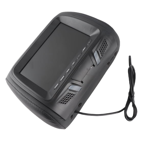 Xirurus 7-Inch Car Seat Back MP5 Multimedia Player Headrest Monitor, 1080P LCD Display Screen, Supports USB, Memory Card, Audio Video Amplifier, Rear Seat Entertainment System, 1024x600 Resolution