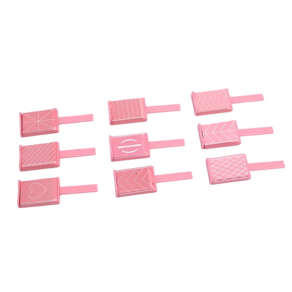 Xirurus 9pcs Nail Art Magnet Stick Multifunction Nail Polish Magnet Wand Tool Set for Home DIY Salon Studio