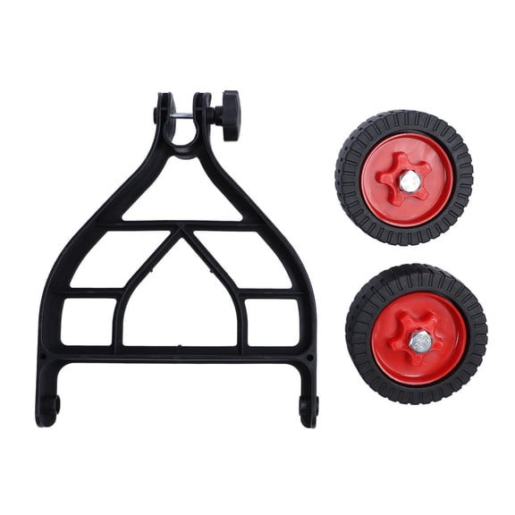 Xirurus ABS Quick-Install Lawn Trimmer Wheel  Portable, Stable Support for Hand-Pushed Weeder & Garden Trimming